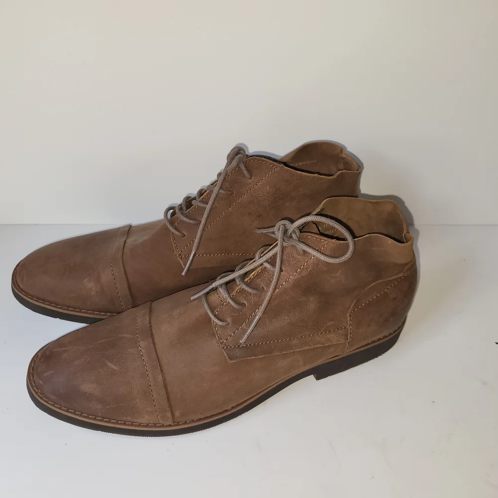 Walkover Brown Leather Chukka Boots for Men